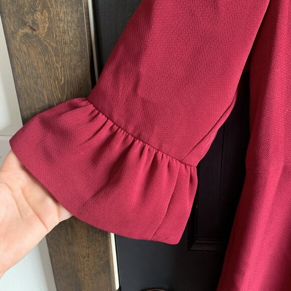 Draper James Pink Bell Sleeve Structured Dress Bell Sleeves Size 6 - Picture 3 of 9